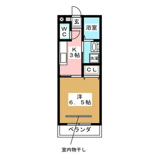 ミナミハイム【2階】の間取り