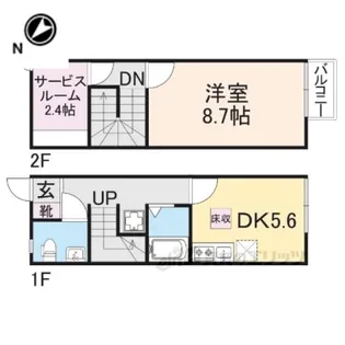 トリパーノ伊藤【1階】の間取り