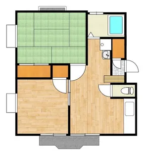 パナシティ美樹【2階】の間取り