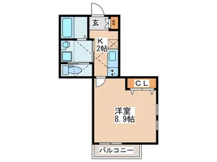 ソスピーロ【2階】の間取り