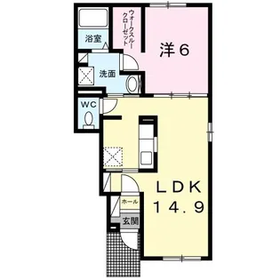 スマイル ハウス【1階】の間取り