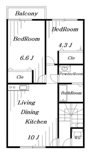メゾン雅II【2階】の間取り