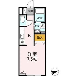 ルグランミキ C【2階】の間取り