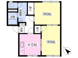 メゾン・ド・ルミエール【1階】の間取り