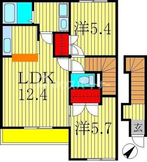 サンモール【2階】の間取り