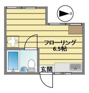 ウェルテル【1階】の間取り