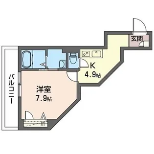 グラース八重咲【2階】の間取り