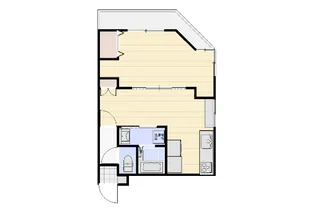 前橋グリーンマンション【4階】の間取り