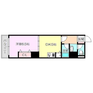 ドムス・ドイ【6階】の間取り