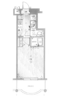 サヴォイステュディオブランシェ【10階】の間取り