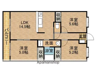 Pastral-SHIMA【4階】の間取り