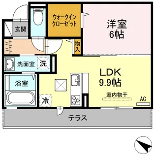 ハコマルシェ【1階】の間取り