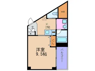 リズフラット【3階】の間取り