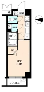 エースハイツ森下【4階】の間取り