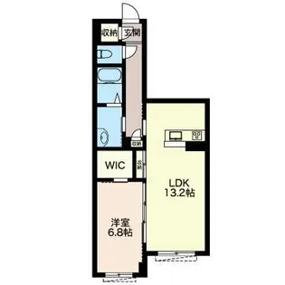 ラ カーサフェリーチェ【1階】の間取り
