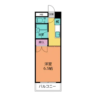 セゾン大府【1階】の間取り