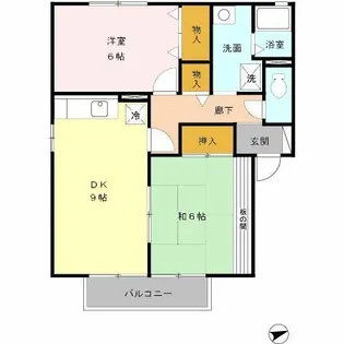 プルミエール C棟【1階】の間取り