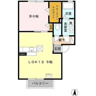 シャルム【1階】の間取り