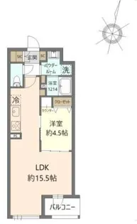 PARK SIDE VIRRA【3階】の間取り