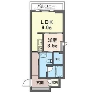 グレース ナカシンIV【1階】の間取り