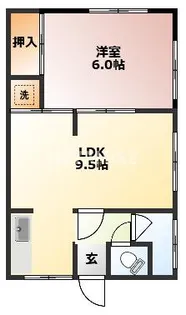 PEACE HOME 白木【2階】の間取り