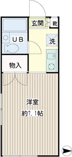カルム鶴ヶ峰【1階】の間取り