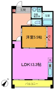LEO参拾四番館【4階】の間取り
