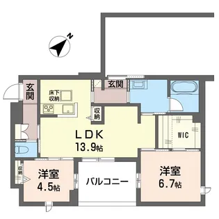 Maliena【1階】の間取り
