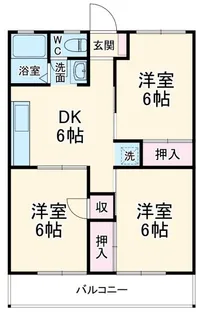 グレースコート2【2階】の間取り