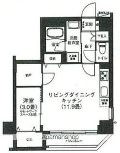 アイルプレミアム押上ノルド【4階】の間取り
