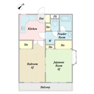 αNEXT仙台第15【1階】の間取り