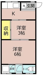 中山文化【2階】の間取り