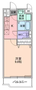 サンノーヴァ五十嵐【1階】の間取り
