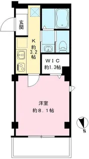 バモス聖蹟【1階】の間取り