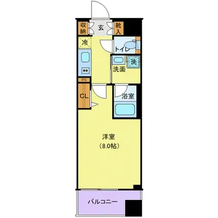 メイクスデザイン新宿【12階】の間取り