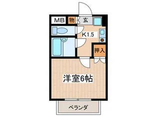 オリエンタル京王多摩川の間取り