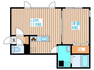 Well Court【3階】の間取り