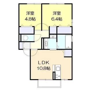 パル86 A棟【1階】の間取り