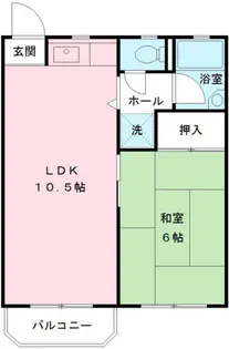コーポ城西【2階】の間取り