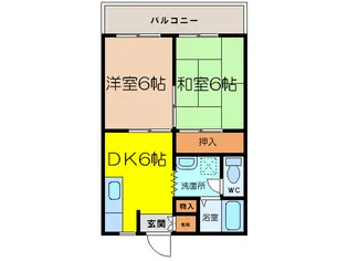 ピアッツア本庄【2階】の間取り