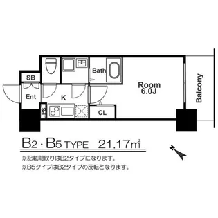エスリード福島グレイス【7階】の間取り