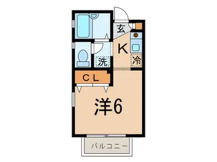 千代次ハイツ【2階】の間取り