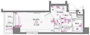 ガラ・シティ神田淡路町【11階】の間取り
