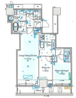 MID TOWER GRAND【27階】の間取り
