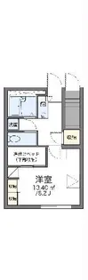 レオパレスソレーユ【1階】の間取り