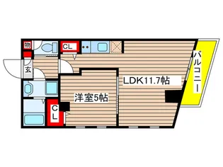 Vista稲毛【1階】の間取り