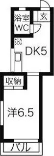 オークハイツ西巣鴨【2階】の間取り