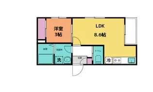 レクスト泉中央【1階】の間取り