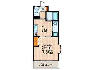 カサベルデ垂水【4階】の間取り