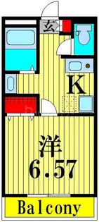 ラフィネ赤羽台【2階】の間取り